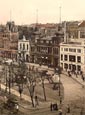 Der Spielbudenplatz um 1900.